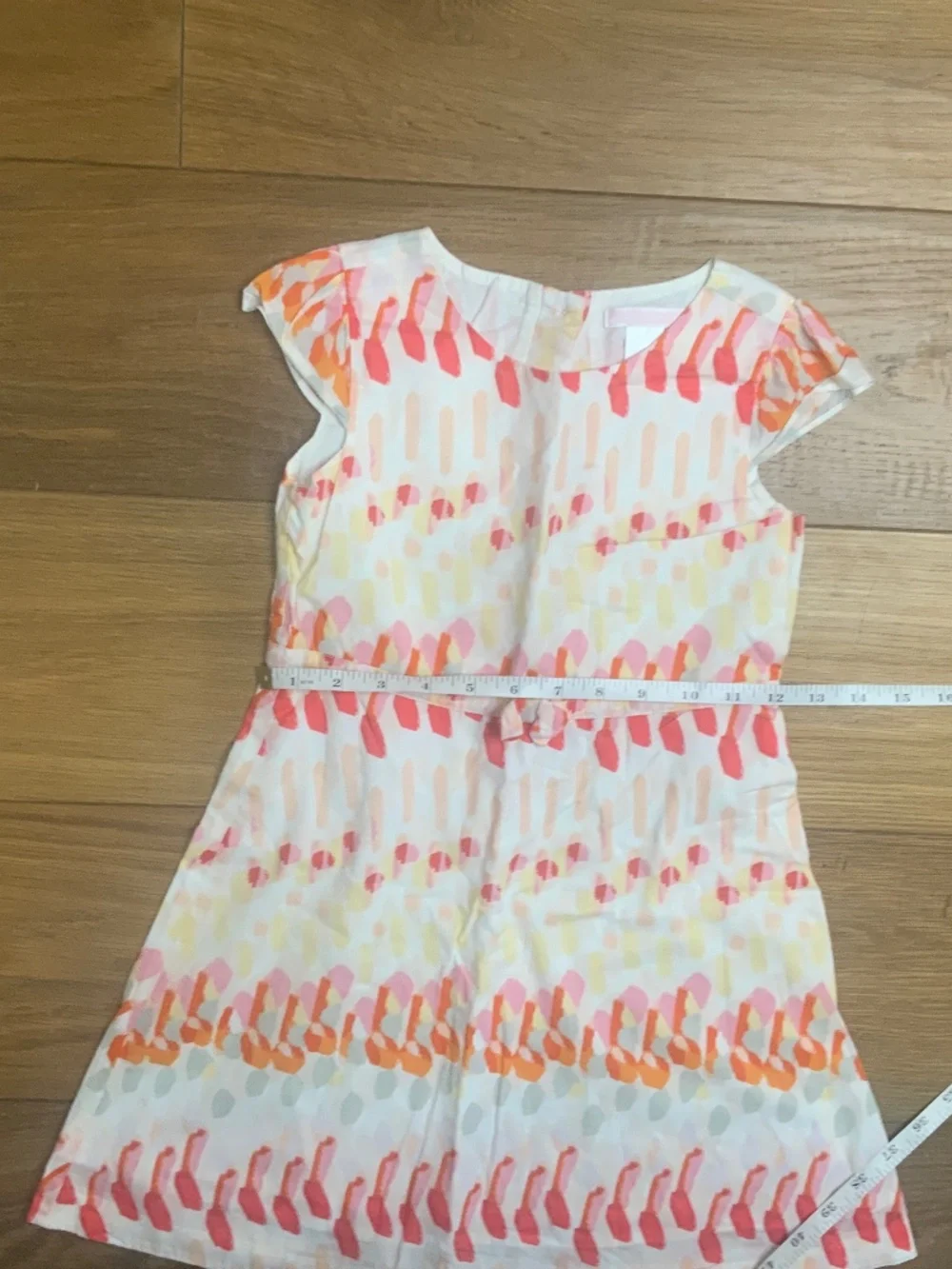 Janie and Jack Cap Sleeved Colorful Dress